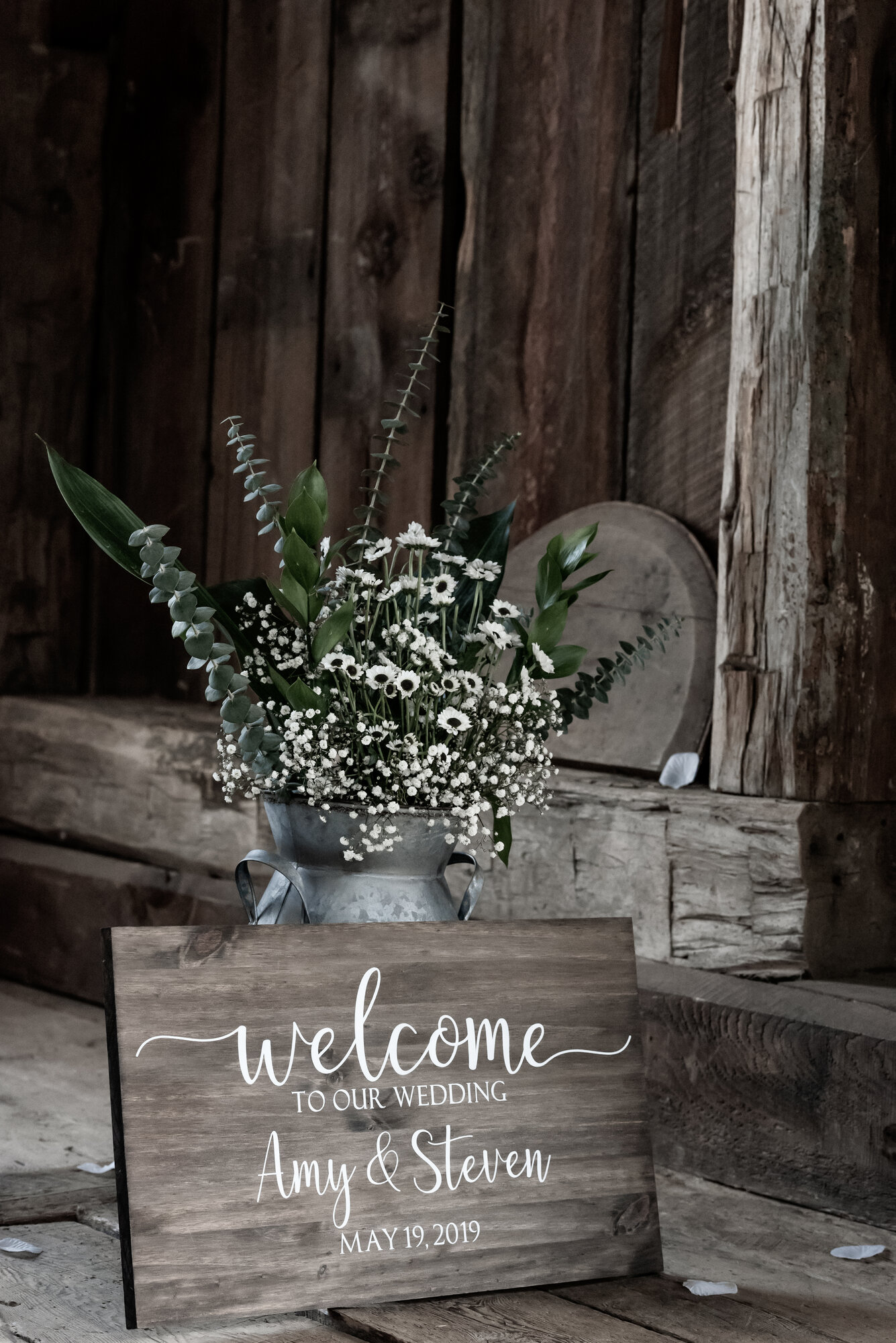 Welcome Sign — wedding photography in Kitchener, Ontario by NN Popa Photography